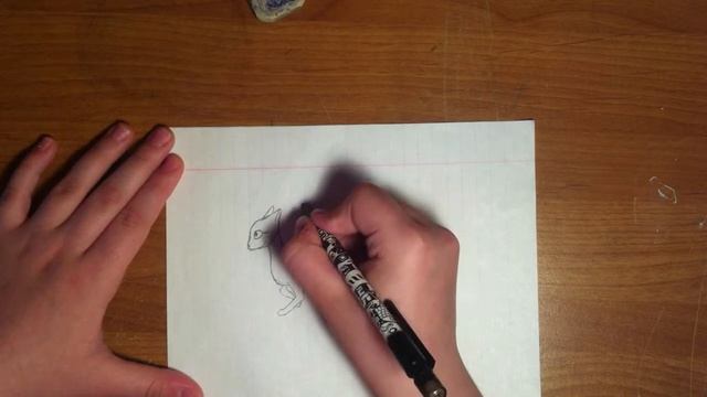 Рисуем контур персонажа. смотреть онлайн