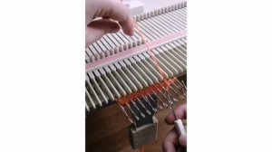 Закрытие петель на ЛК 150. Эластичный край