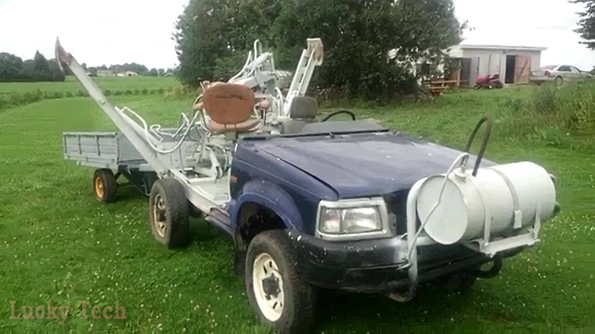 САМОДЕЛЬНЫЕ МАШИНЫ, МЕХАНИЗМЫ И УДИВИТЕЛЬНЫЕ ИЗОБРЕТЕНИЯ И САМОДЕЛКИ ✦ 30 ✦ Lucky Tech смотреть онлайн