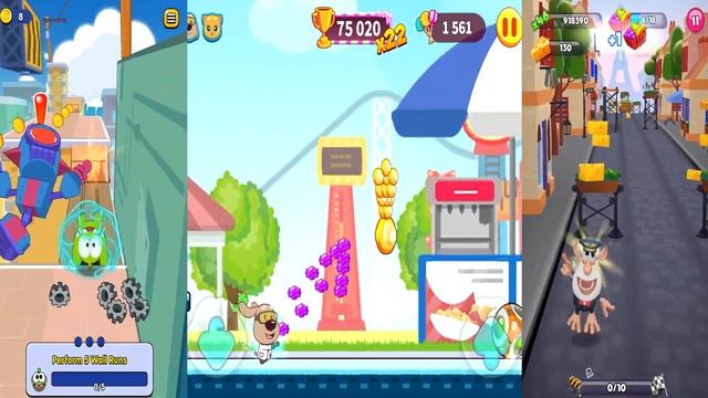 Talking Tom Candy Run vs Om Nom Run 2 vs Booba Rush.Сладкоежки в Погоне за Конфетами.Кто Круче смотреть онлайн