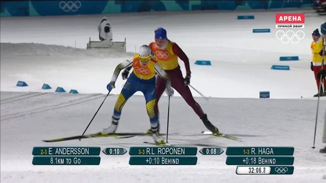 ОИ 2018. Лыжи. Эстафета. Жен. смотреть онлайн