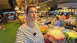 ДИКАЯ еда на ОБЖОРНОМ рынке в Паттайе! Купили НЕОБЫЧНЫЕ вкусности в Таиланде! ШТОРМ на море. Влог