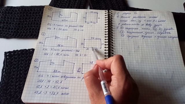3 способа вывязывания квадратной кокетки крючком.