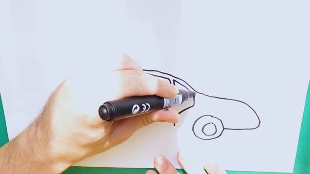 How to draw a car for kids | Как нарисовать машину | learning to draw | simple drawing смотреть онлайн
