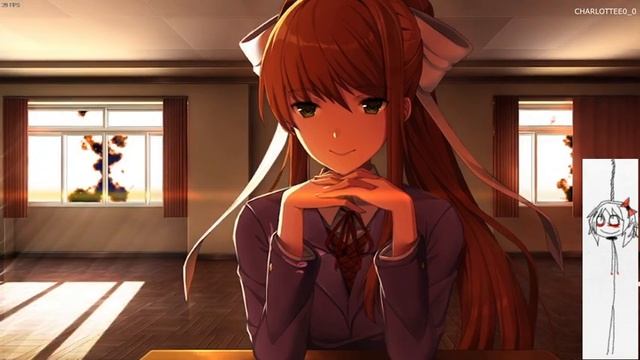 Your Reality На Русском | Песня Моники на русском -  Doki Doki Literature Club #justmonika
