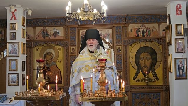 Партенит.Храм Благовещения Праздник Вознесение Господне.
Проповедь Игумина Никиты. 29.05.25г.