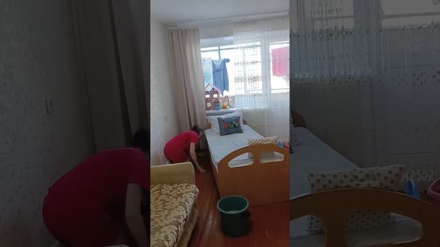 Моя быстрая уборка, когда детей нет дома 😁💨🧹