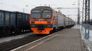 Электропоезд ЭД9М-0139 (ЭД9М-015410). Покатушки от Развилки до Алтайской+отправление.