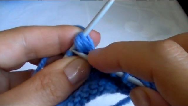 Урок 5. Вязание спицами: 2 петли провязанные лицевой с наклоном вправо смотреть онлайн