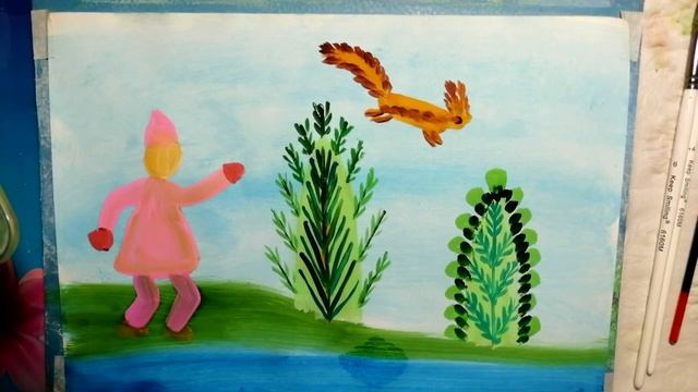 Как нарисовать сказку Народов Севера о мальчике Мэргэнкене. смотреть онлайн