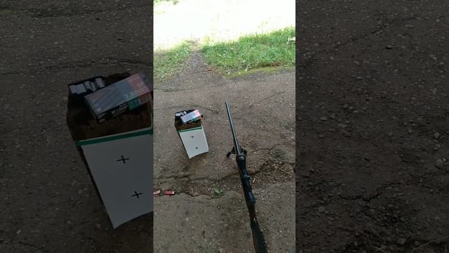 Дозвуковой патрон в 308, тест на пробитие.