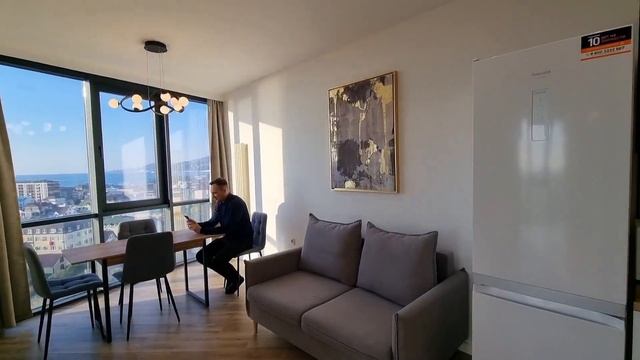 Квартира с ремонтом в Адлере. ЖК Морская Симфония.  Нед