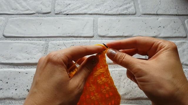 Вяжем узор "Секционное клоке" ❤ knitting pattern. смотреть онлайн