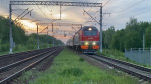 ЭП2К-318 с поездом Москва-Евпатория |Взлётная