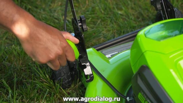 Аккумуляторная газонокосилка Greenworks GD60LM46HP смотреть онлайн