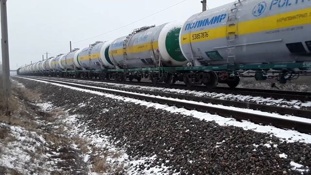 Зверь 2ТЭ10Ут-0031 (УЗ) с наливным был замечен на перегоне Новосавицкая - Тирасполь