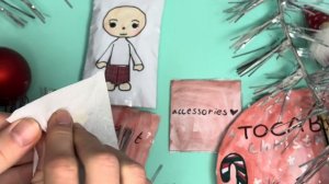 Распаковка КРИСТМЕС ТОКА БОКА БОКС из бумаги 🌟 бумажные сюрпризы в Тока Бока стиле 🌸DDDana🌸