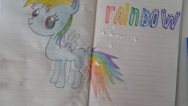 Делаем страницу в личном дневнике в стиле радуге смотреть онлайн