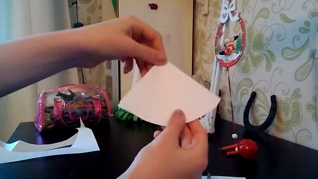 МК:как сделать снежинку из бумаги смотреть онлайн