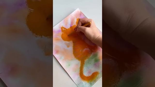 Рисуем красивого рыжего котенка #поделкасвоимируками #поделкисдетьми #рисунки #рисунокдлядетей смотреть онлайн