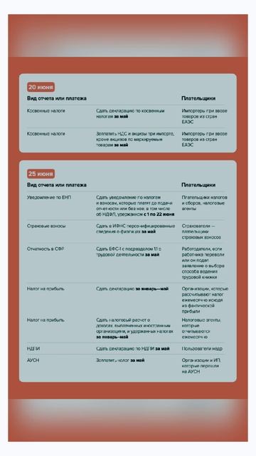 Календарь бухгалтера на июнь смотреть онлайн