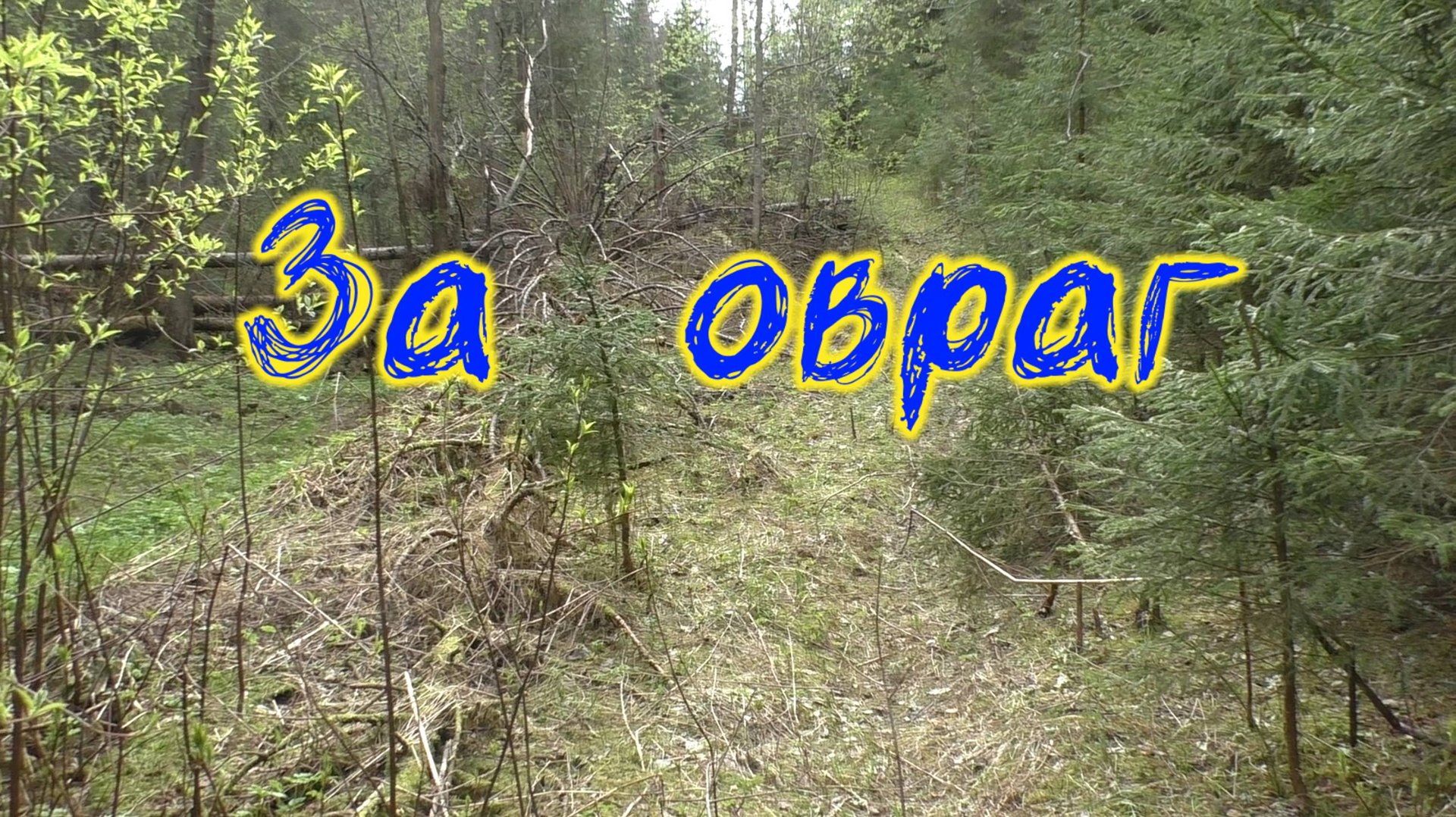 За овраг