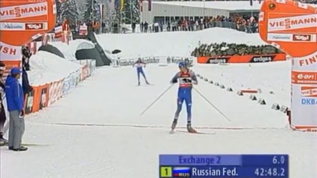 БИАТЛОН. КМ 2006-07. Хохфильцен (Австрия). Мужчины. Эстафет