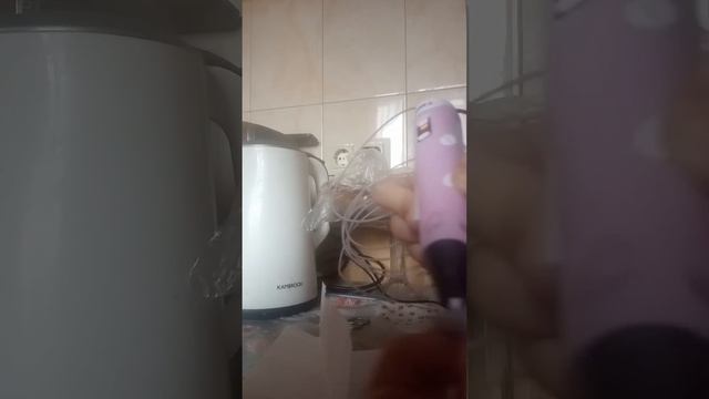 Сделала из клубка игрушку для кота 3D ручкой!!! 2/2