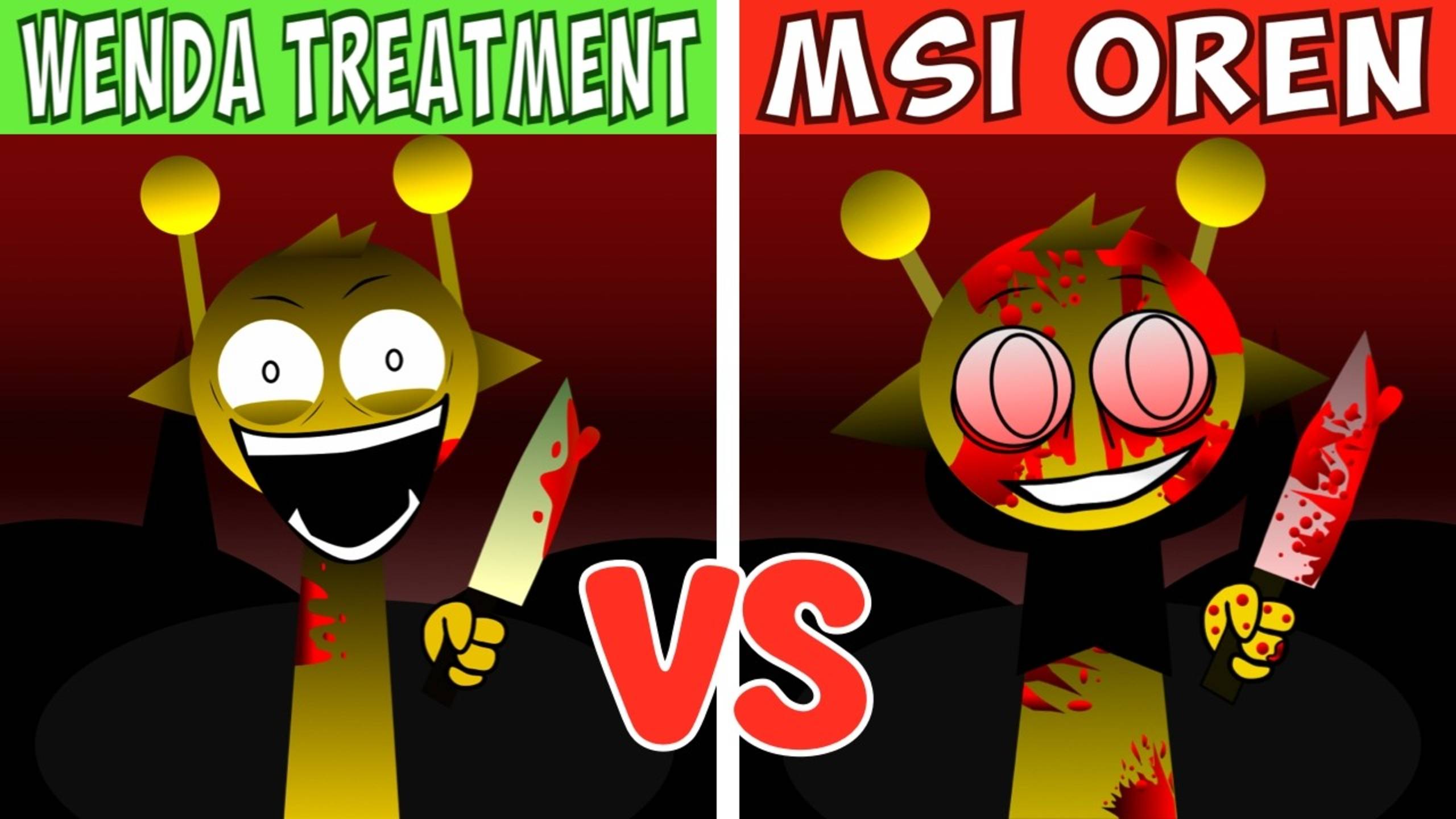 ⚔️ WENDA TREATMENT VS MSI OREN TREATMENT! 😱 МОЩНЕЙШАЯ БИТВА OC в Sprunki! ｜ Incredibox смотреть онлайн