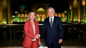 Премьер-министр Италии Джорджа Мелони прибыла в Узбекистан с официальным визитом