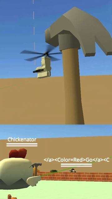 😱В конце Новый Моб Chicken Gun СКИБИДИ У НИТАЗ? #chickengun #чикенган #shorts