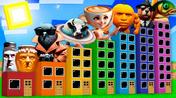 ВЫЖИВАНИЕ В ОТЕЛЕ TA TA TA SAHUR | BALLERINA CAPPUCCINO | LA VACCA SATURNO SATURNITA в Майнкрафт