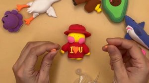 Уточка Лалафанфан - лепим из воздушного пластилина