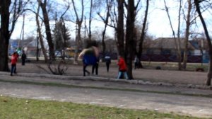 ЧетверДНОе сальто на асфальт! О_о