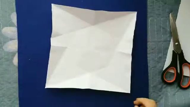 Create a crystal from paper Қағаздан кристалл жасау Оригами смотреть онлайн