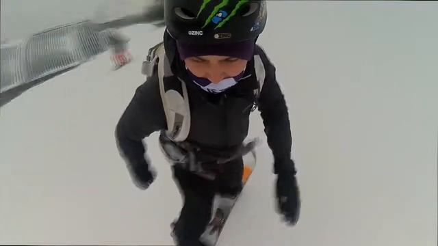 Тэстим новые крепления для GO PRO на лавине