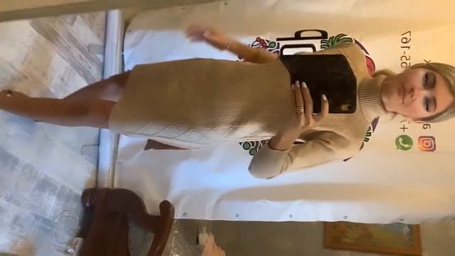 Трикотажное платье вязка 1490 р Размер единый смотреть онлайн