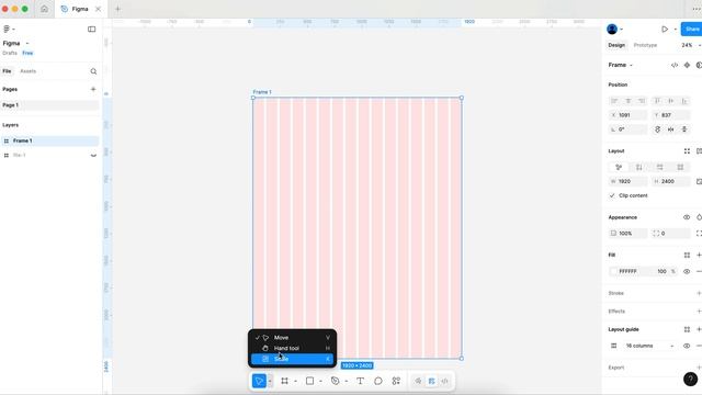 Как работать в Figma: Move и Hand tool — основные инструменты перемещения объектов смотреть онлайн
