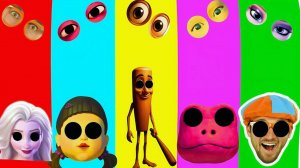 Музыкальные мультики для малышей "Не те глаза". Тум Тум Са против Блиппи. Мультики для детей