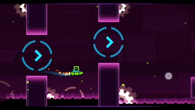 Играю в игру под названием Geometry Dash смотреть онлайн