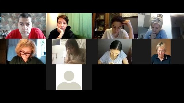 Фрагмент занятия в группе 1 года обучения (преподавате