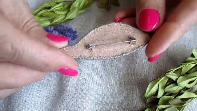 Вышитая брошь нерпа. Hand embroidered brooch seal смотреть онлайн