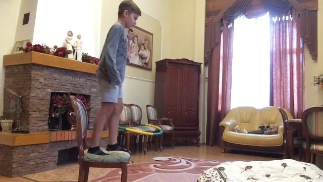 VLOG• Снова учусь делать сальто на землю!!!