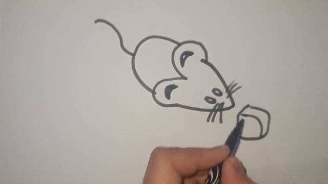 How to draw a Rat for kids / Как нарисовать Крысу детям / बच्चों के लिए चूहा कैसे बनाएं смотреть онлайн