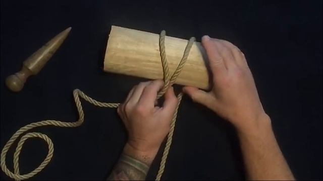 Боцманский сундук - самозатягивающийся узел с двойным оборотом