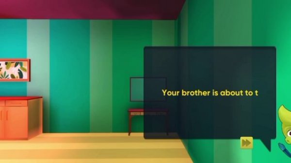 пранки над зелёным парнем в Siblings Life Sim Game