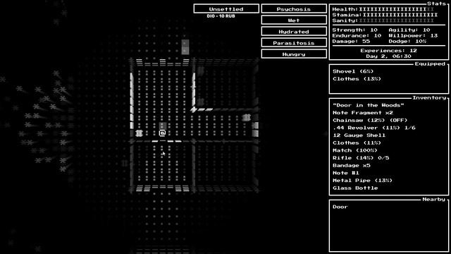Door in the Woods - снова жуткий рогалик и море смертей смотреть онлайн