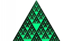 Треугольник Серпинского - построение прямым методом (без рекурсии) и методом хаоса.