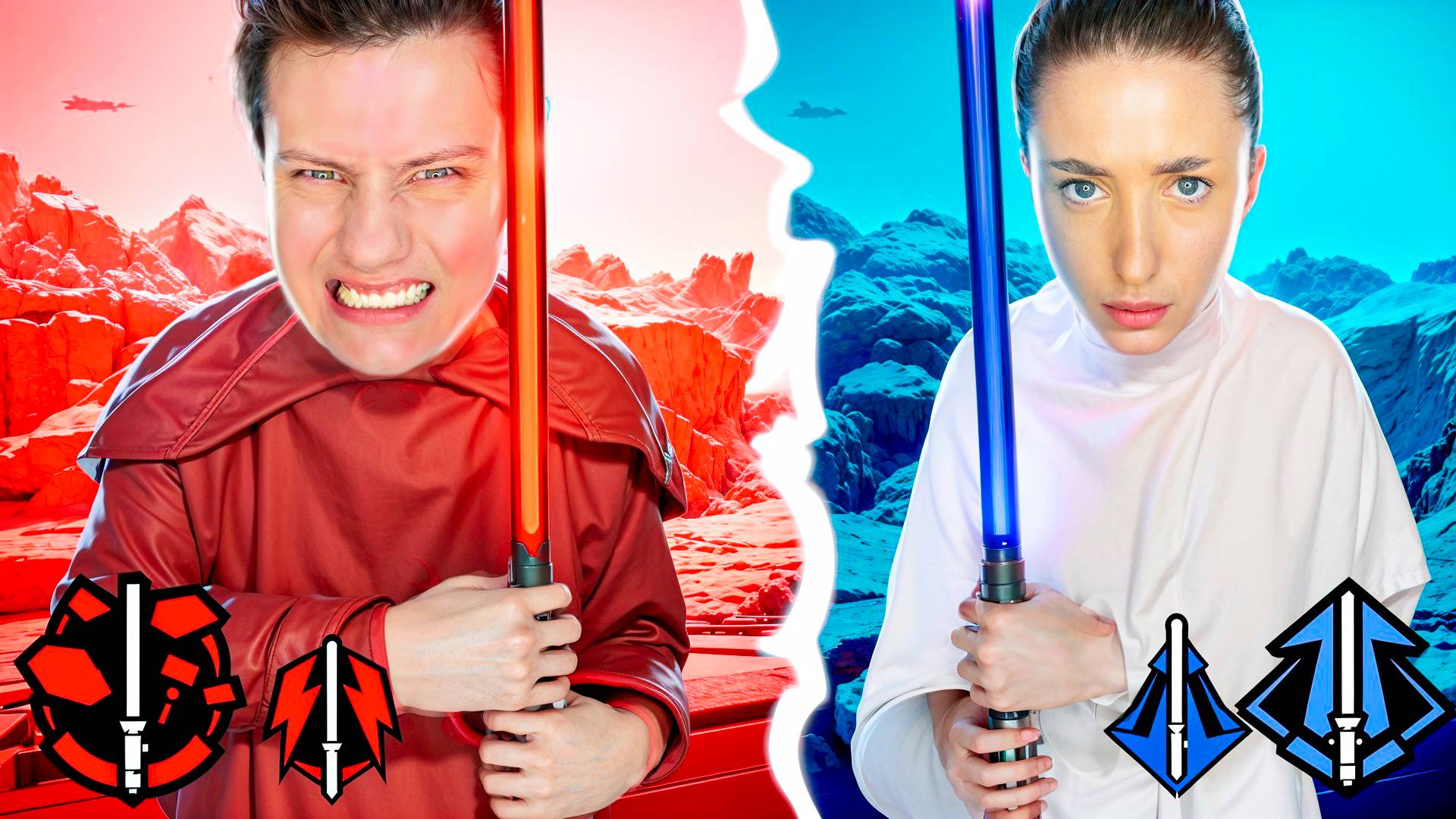 ДЖЕДАИ VS СИТХИ в Фортнайт смотреть онлайн