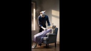 Грустное видео про котов. Нейросеть